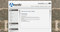 Desktop Screenshot of anordic.se