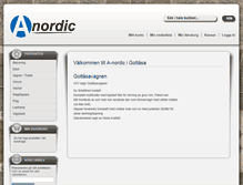 Tablet Screenshot of anordic.se